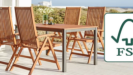 ETICHETA FSC®: GARANȚIA SUSTENABILITĂȚII MOBILIERULUI NOSTRU DE GRĂDINĂ